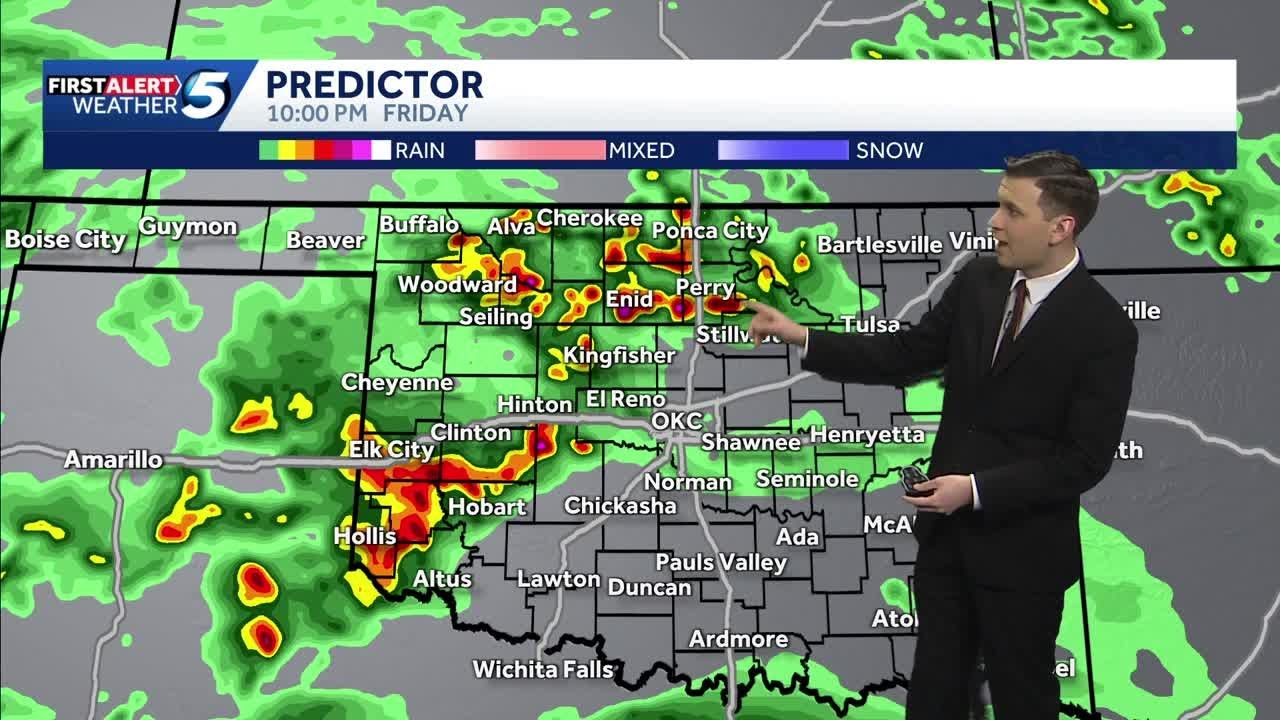 Storm Timeline: Friday Night & Saturday PM
