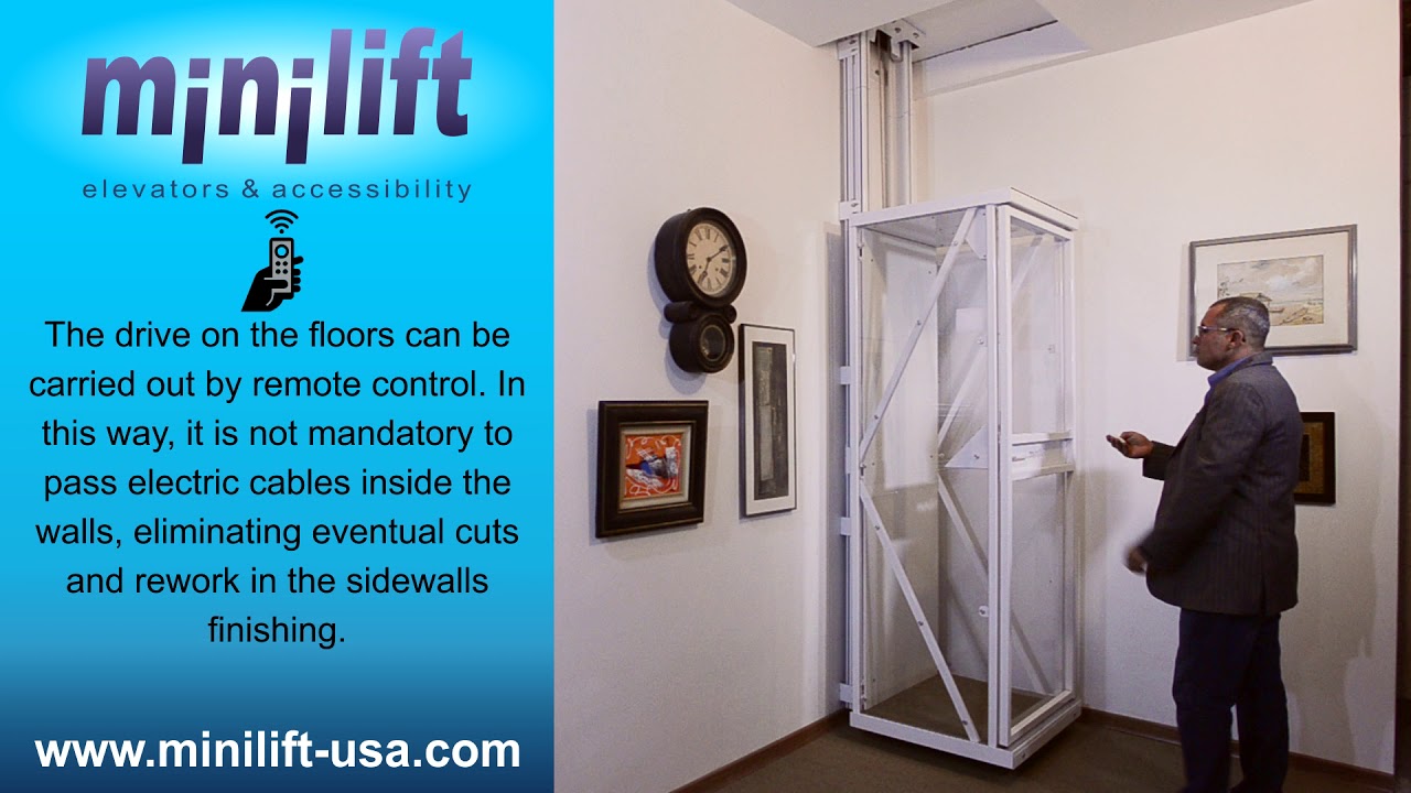 Amazing Compact Residential Elevator - Minilift Unno