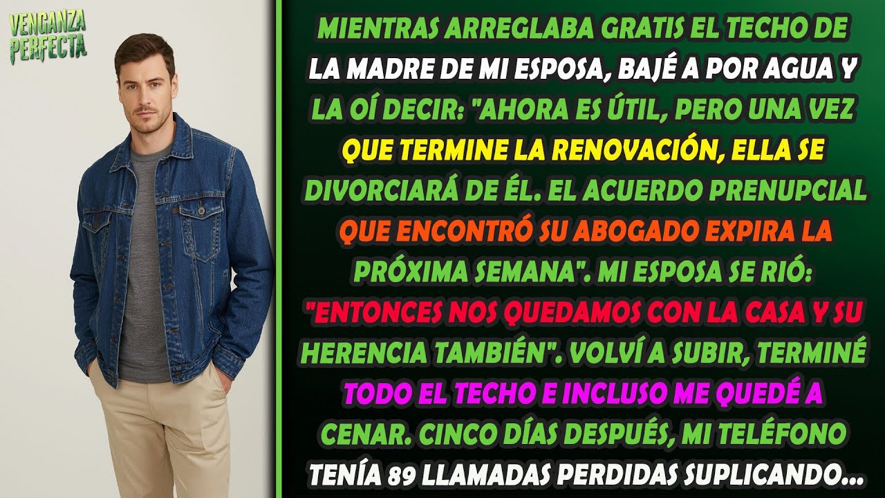 Reparé el techo de mi suegra sin cobrar. Oí sus planes de divorcio—luego terminé el verdadero ...