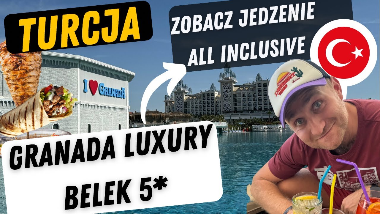 🇹🇷Co zjecie w GRANADA LUXURY BELEK - Raj dla podniebienia. Luksusowe doznania. Turcja Antalya.