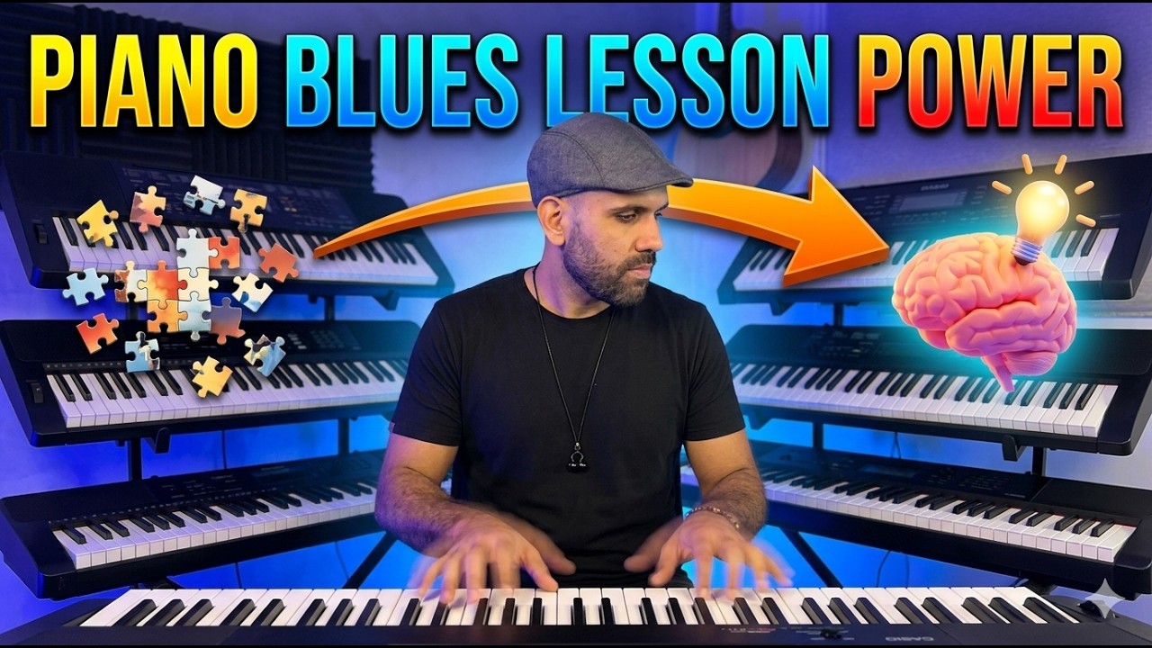 PIANO BLUES LESSON | Coordination and Agility (Meu Diário Piano)