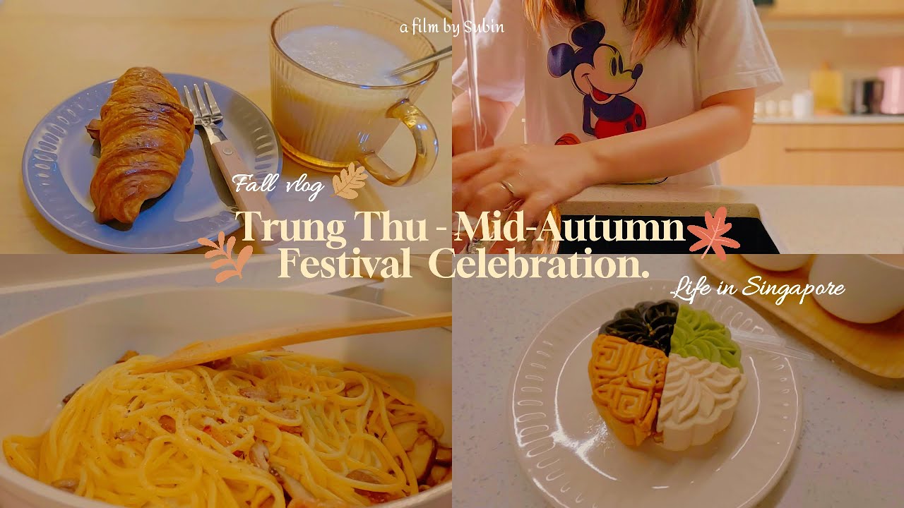 Mid-Autumn Festival Celebration⏐The ordinary day work from home⏐Life in S'pore.