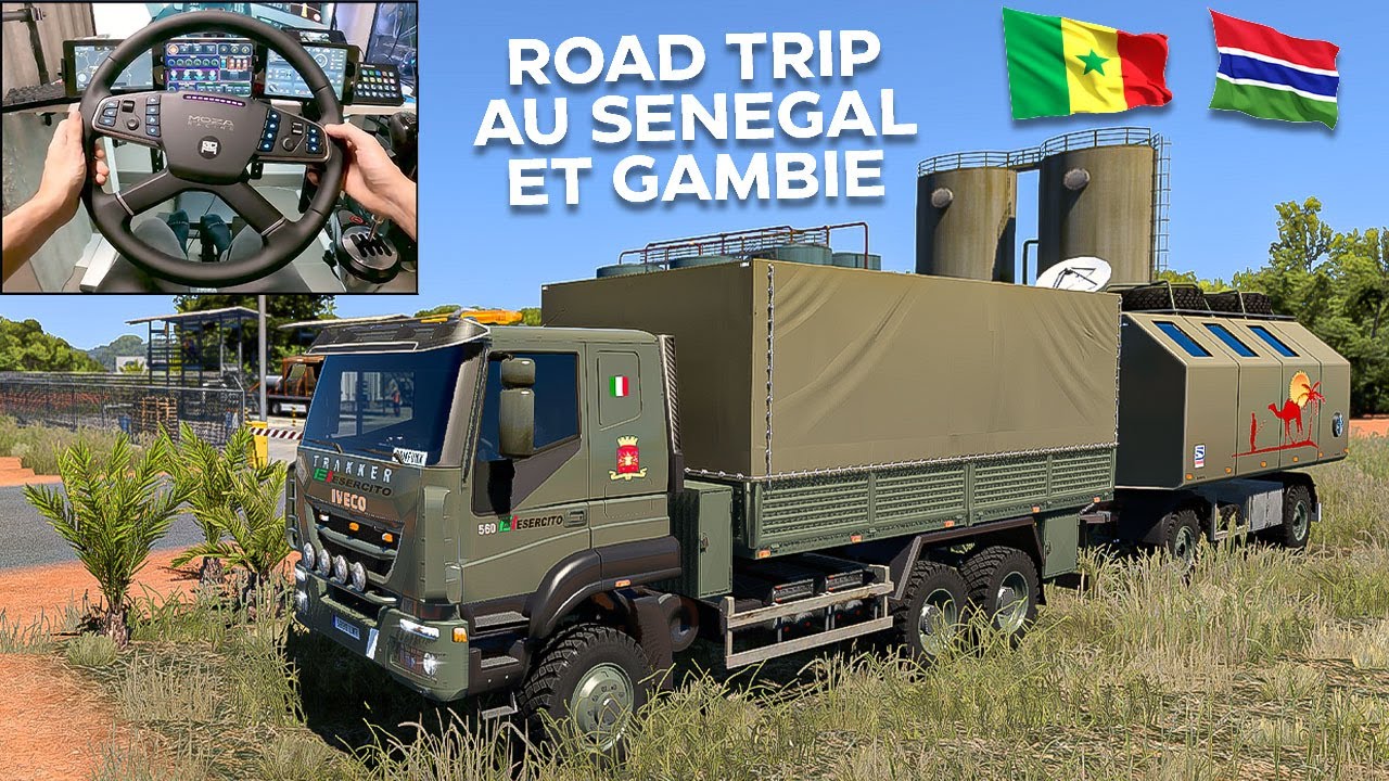 🚨ROAD TRIP EN AFRIQUE - SÉNÉGAL ET GAMBIE (Euro Truck Simulator 2)