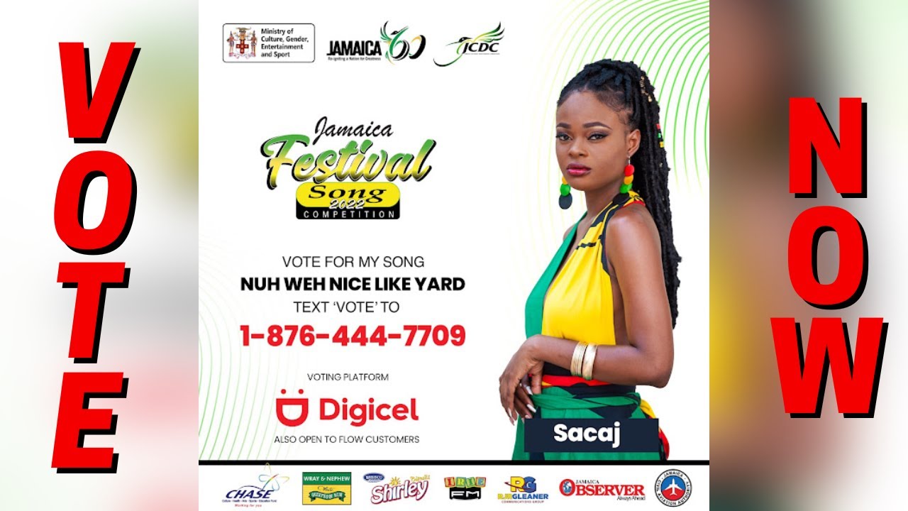 Jamaica Festival Song 2022 Finalist | Sacaj  - Nuh Weh Nice Like Yard