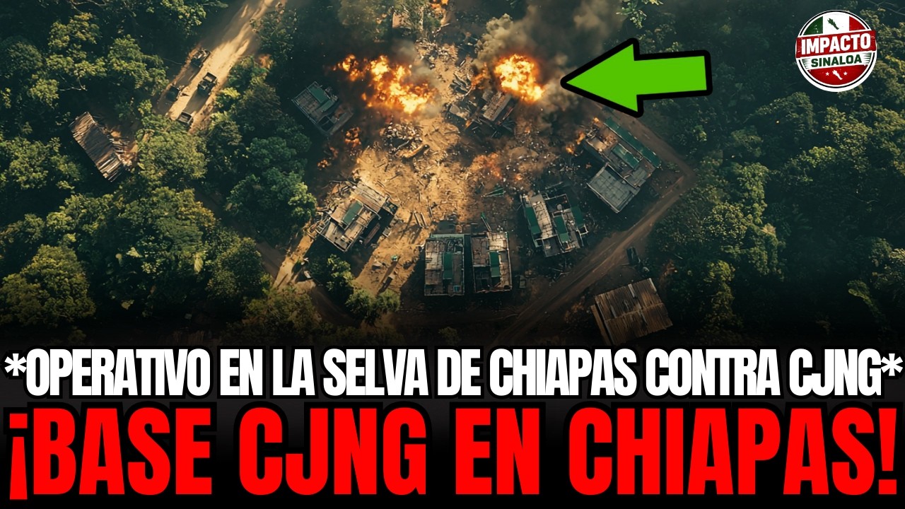 ¡MURCIÉLAGOS en la SELVA! Operativo Destruye BASE del CJNG en CHIAPAS: 89 SICARIOS CAEN
