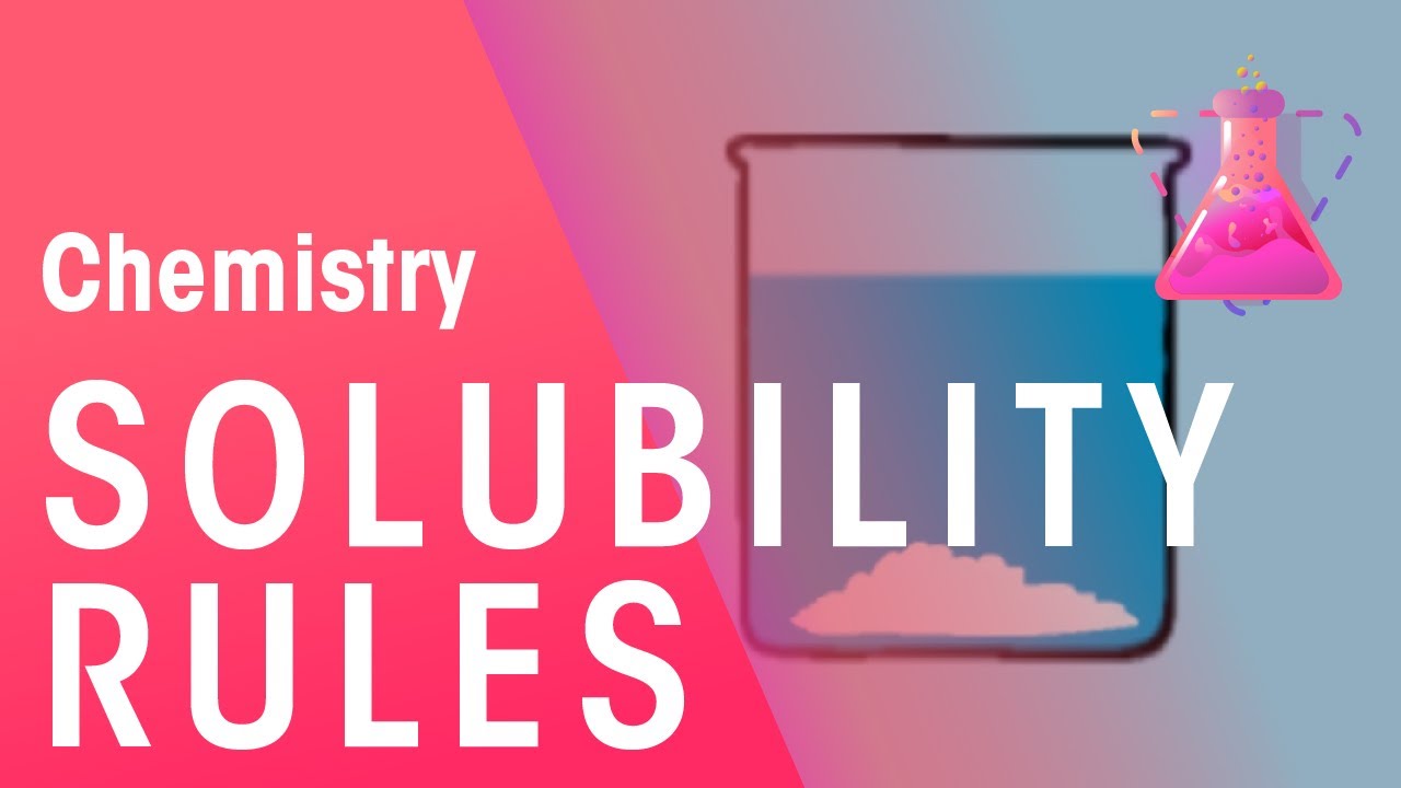 Solubility Rules | Acids, Bases & Alkali's | Chemistry | FuseSchool