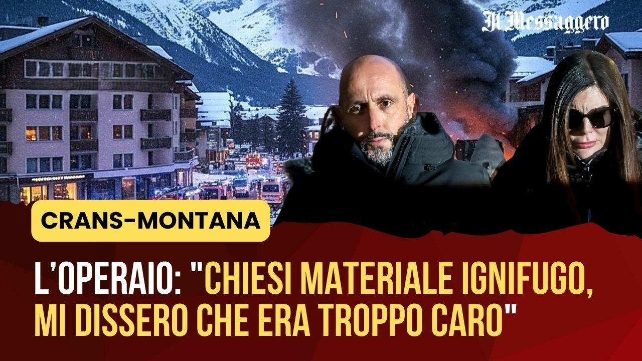 Crans-Montana, l’operaio che fece i lavori: 