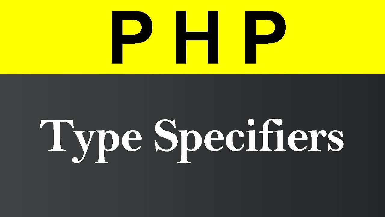 Type Specifiers in PHP (Hindi)