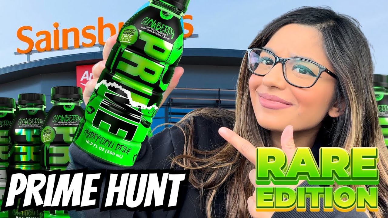 ULTRA RARE & RARE GLOWBERRY PRIME HUNT! *SPORTS DIRECT, ALDI, SAINSBURYS*