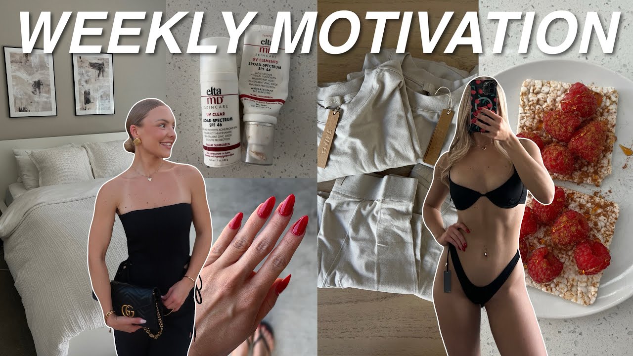 MOTIVATION FOR YOUR WEEK 🍒 hot pilates class, clothing haul & healthy habits!