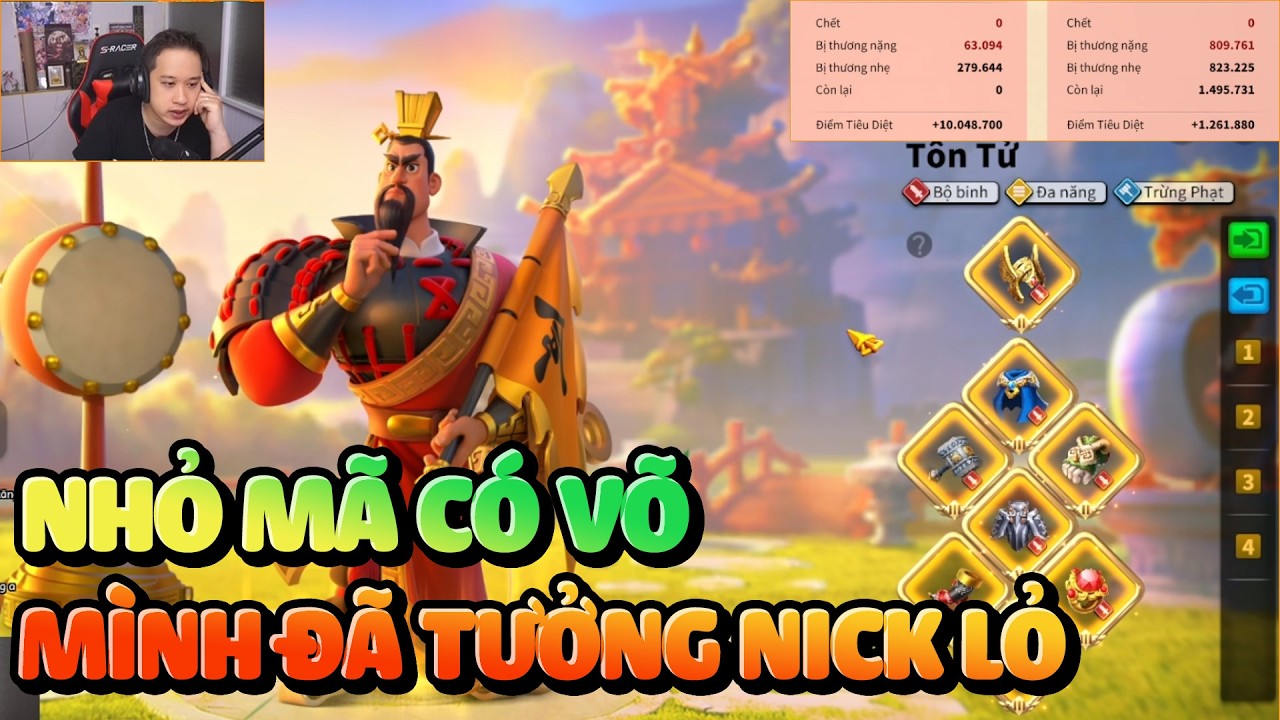 Cân Bằng VIP và Đồ Tính Ra Lại Ngon Đánh Không Sợ Thọt Rise of Kingdoms