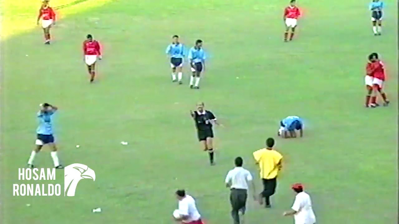 ملخص مباراة الأهلى والمحلة 2/3  ● نهائى كأس مصر 1993