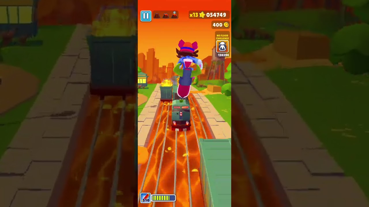 Running on top of the train 🚆🔥One mistake… and I fall! 😮‍💨Watch till the end 👀