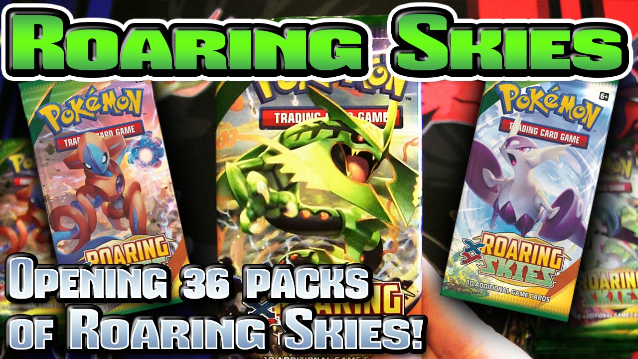 Pokémon XY: Roaring Skies TCG Booster Box Opening!