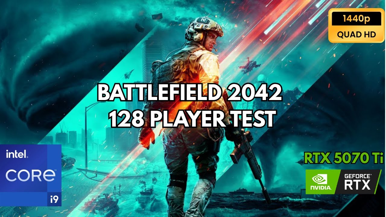 Battlefield 2042 | 128 Player |  2K ULTRA | i9 14900K | RTX 5070 Ti (DLSS ON/RT ON)