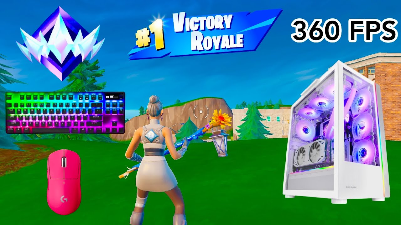 Fortnite Unreal Ranked Reload On PC | Keyboard & Mouse Gameplay | 360 FPS | 4K