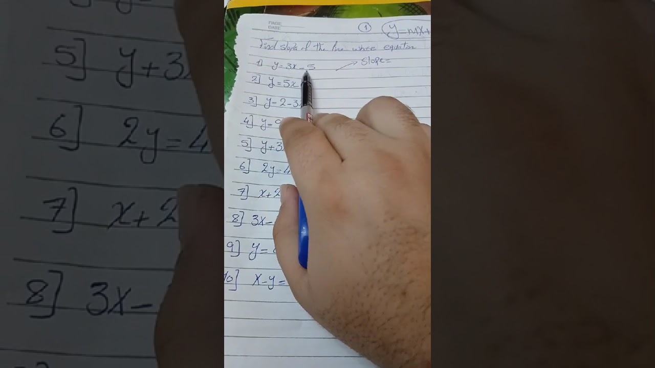 Prep3 - Equation of Lines