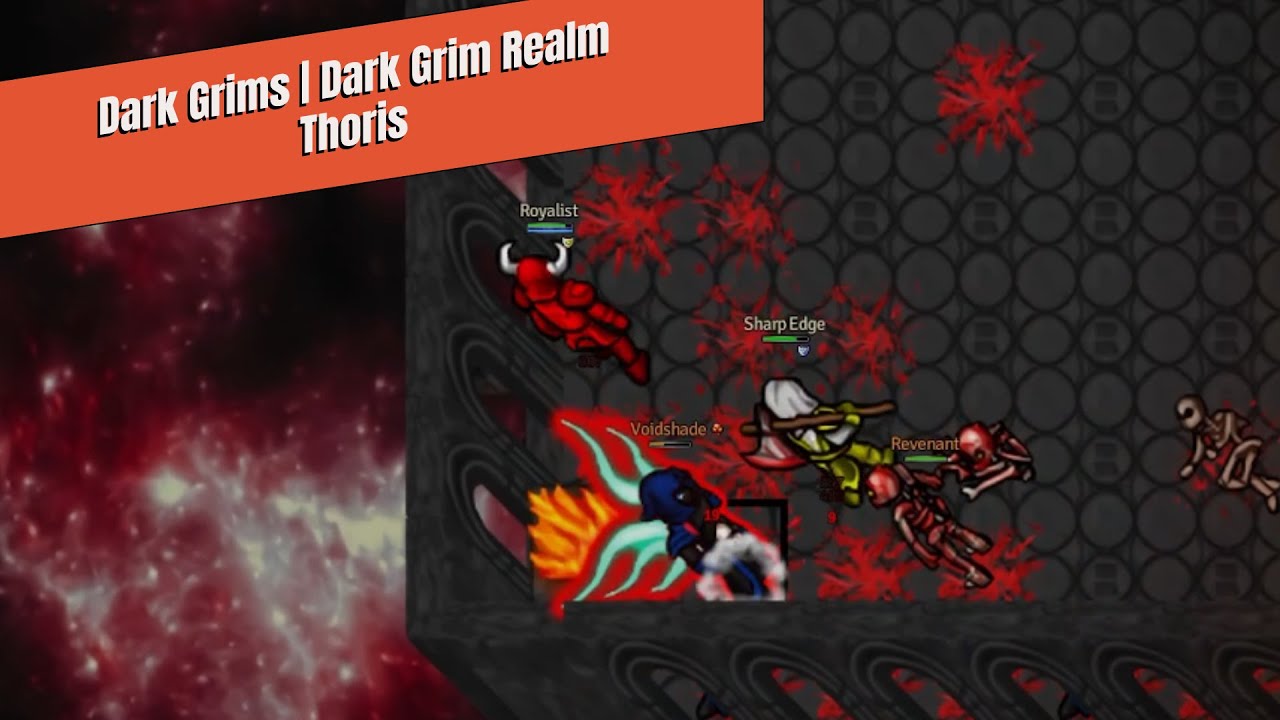 #Medivia - Dark Grims | Dark Grim Realm south in Thoris | Imperial Knight + Royal Archer