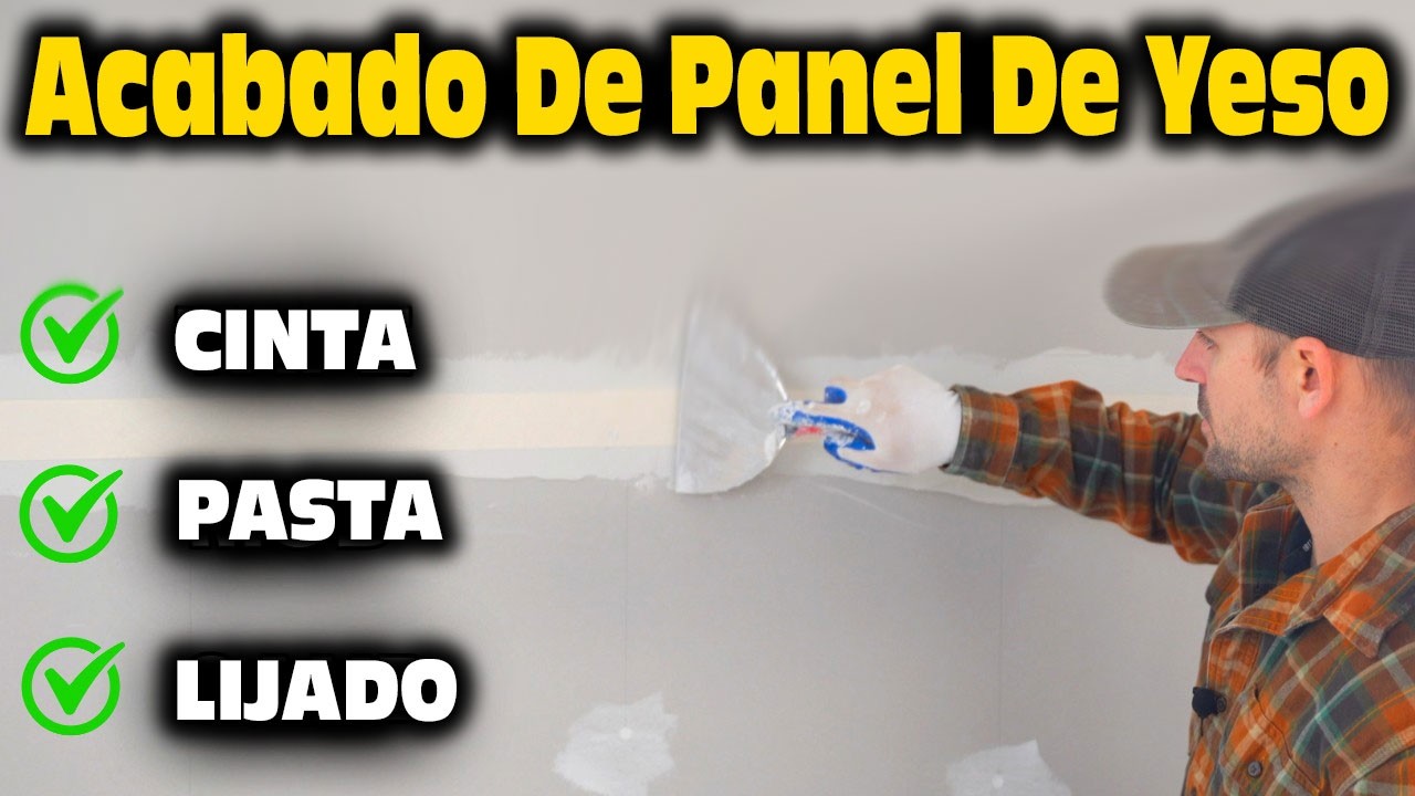 Cómo Encintar Y Aplicar Compuesto En Panel De Yeso - GUÍA PARA PRINCIPIANTES Para El Acabado!