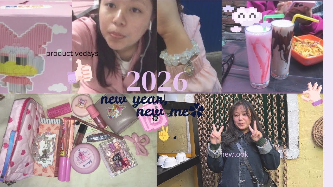 2026🍀PRODUCTIVE Life:new haircut,brunch,shopping haul,new year=new era✨🍡