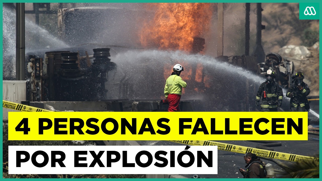 Cuatro personas perdieron la vida por gran explosión en Renca