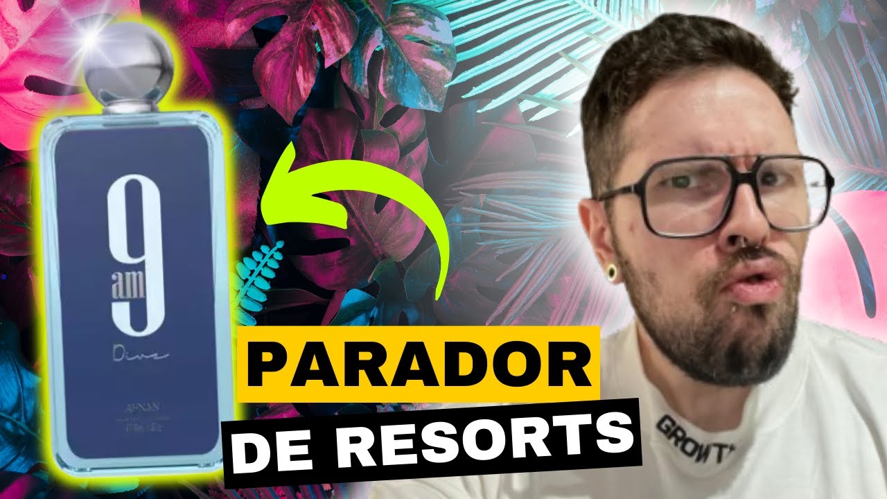 9 AM DIVE - AFNAN - PERFUME ÁRABE PARADOR DE RESORTS CORINGA SUPER VERSÁTIL  #perfume #perfumes