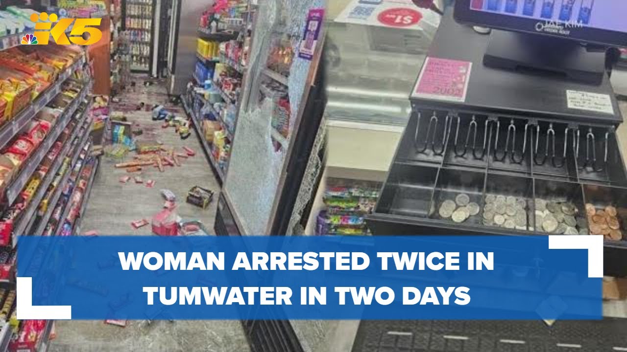 Woman arrested in Tumwater four hours after release from jail