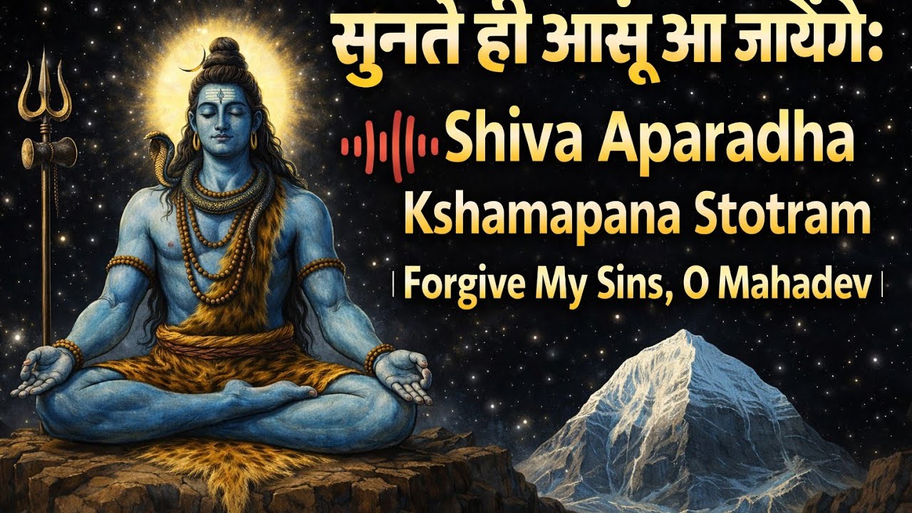 Purify Your Soul: Shiva Aparadha Kshamapana Stotram | महादेव की सबसे शक्तिशाली क्षमा प्रार्थना
