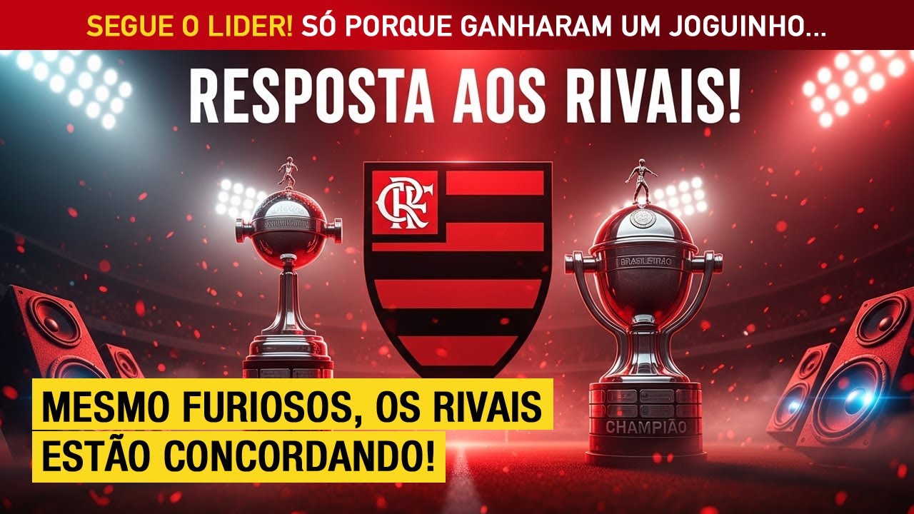 Batidão 🎵 Resposta aos Rivais - Segue o Líder! Já virou Canto da Torcida do Flamengo