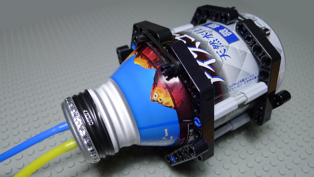 LEGO Pneumatic Air Tank DIY by Aluminium Bottle