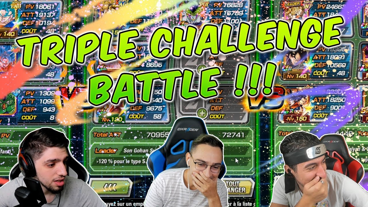 Contre performance historique en Triple Challenge Battle sur DOKKAN BATTLE