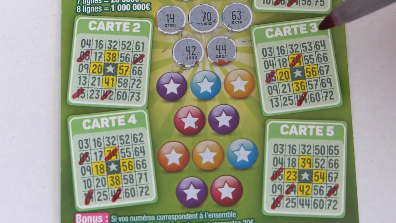 grattage fdj  BINGO !!
