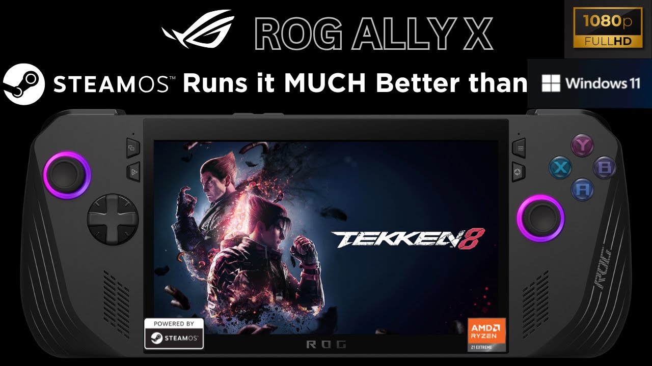 Tekken 8 | ROG Ally X | 1080p | Steam OS 3.7.9 Holo. Beta channel