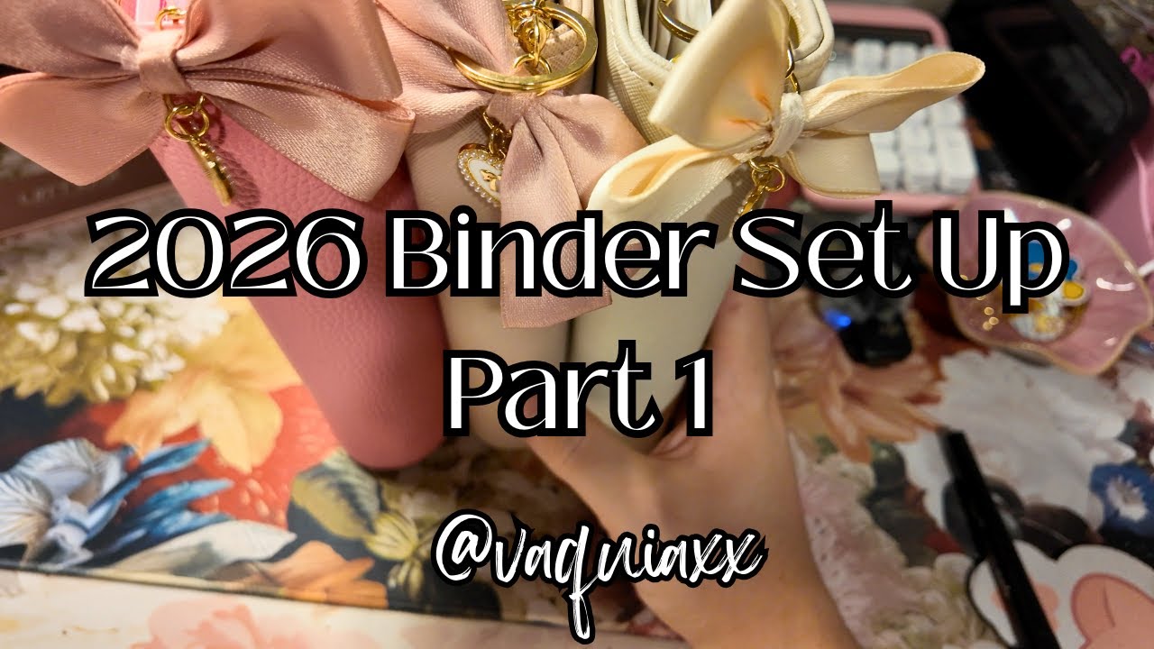 2026 Binder Set Up Part 1