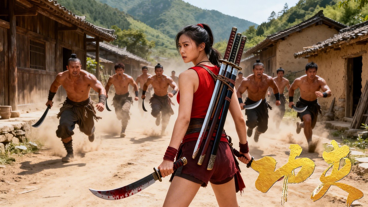 小寡婦爆發無敵腿功，一人秒殺全場敵人，震撼全場！⚔️ Kung Fu | 鐵拳英雄 #陳展鵬 #唐詩泳 #陳山聰 #姚子羚