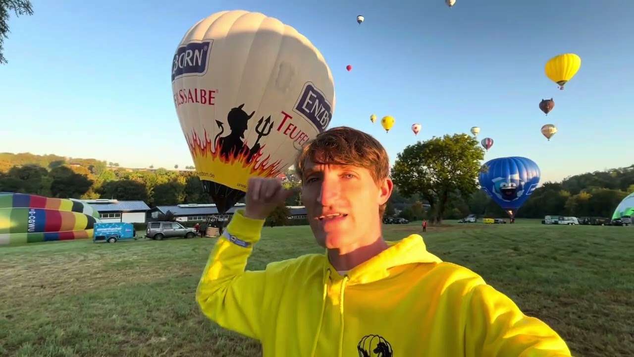 Warstein International Montgolfiade 2025 Day 2 #hotairballoonfestival #hotairbaloon #flight #air 