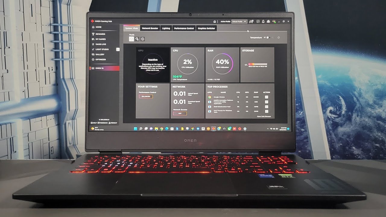 HP Omen 16 Gaming Notebook PC: Omen Gaming Hub, Performance, Fan Test, & Battery Review & Tutorial
