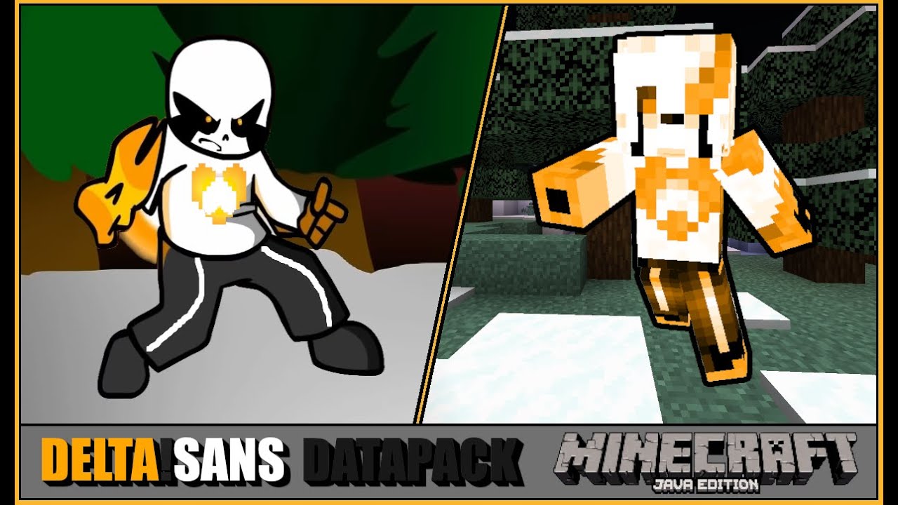 Delta!Sans In Minecraft(Datapack)
