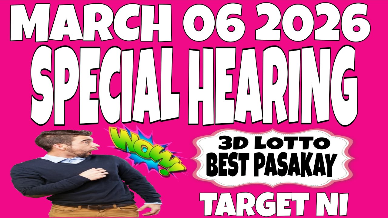 SWERTRES HEARING TODAY MARCH 06 2026 | FRIDAY BEST COMBINATION NEW M10