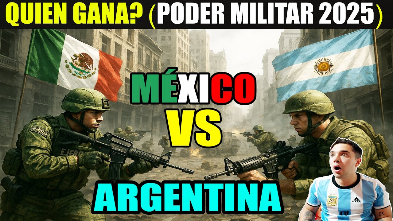 MÉXICO vs ARGENTINA Poder Militar 2025 😮 REACCION DE ARGENTINO 🇦🇷