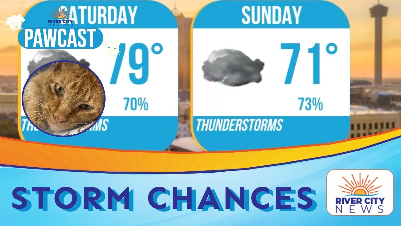 San Antonio Area Weather: Storm Chances Rise This Week | PAWCAST