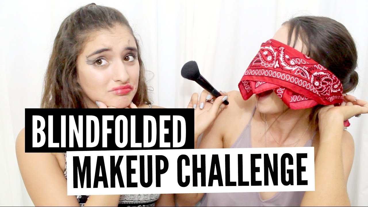 BLINDFOLDED MAKEUP WITH MY SISTER-IN-LAW (SOON)