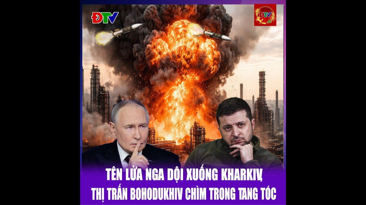 THỜI SỰ QUỐC TẾ CHIỀU 11/2: Tên lửa Nga dội xuống Kharkiv, thị trấn Bohodukhiv chìm trong tang tóc