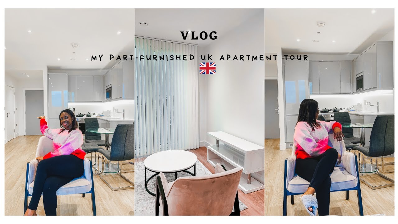 MY EMPTY APARTMENT TOUR IN BIRMINGHAM 🇬🇧| WORKING & LIVING IN THE UK| l Partly-Furnished Apartment