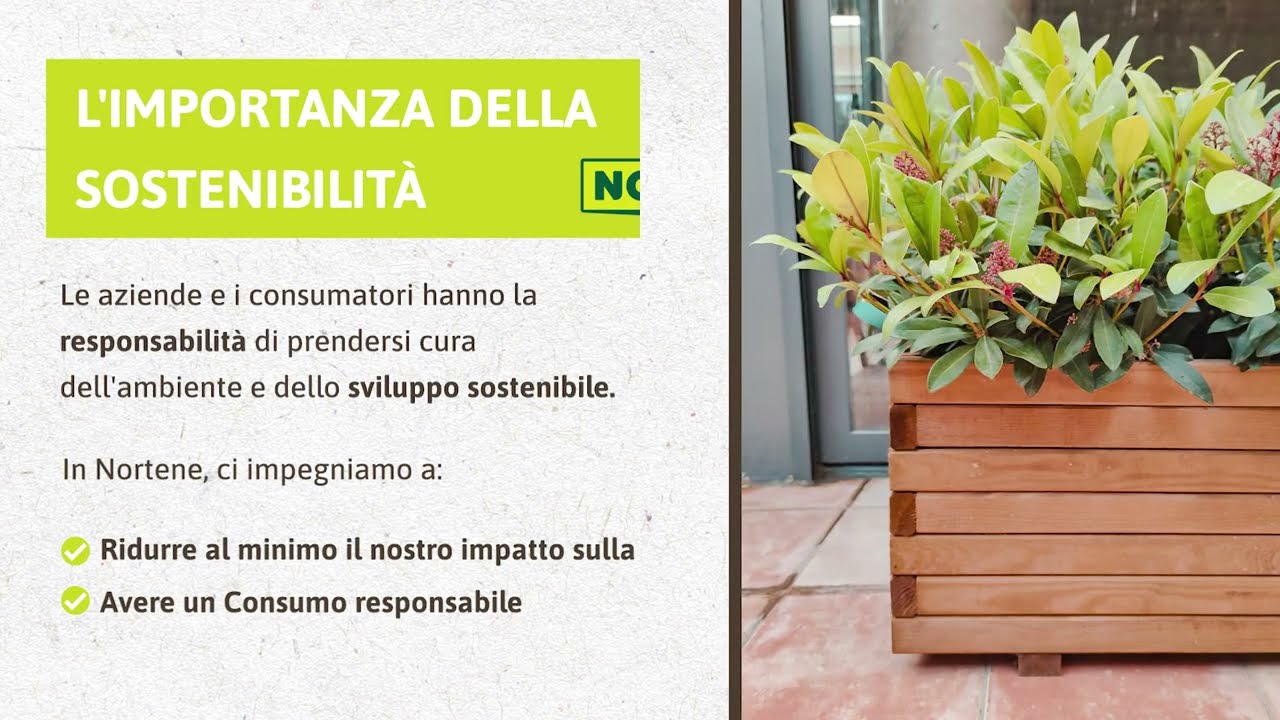 NORTENE · L'importanza della sostenibilità.