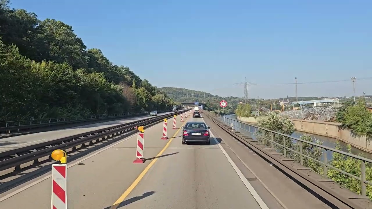 307 4K POV Real Truck Driving MAN TGX 520 Germany Volklingen to Luxembourg Eschweiler