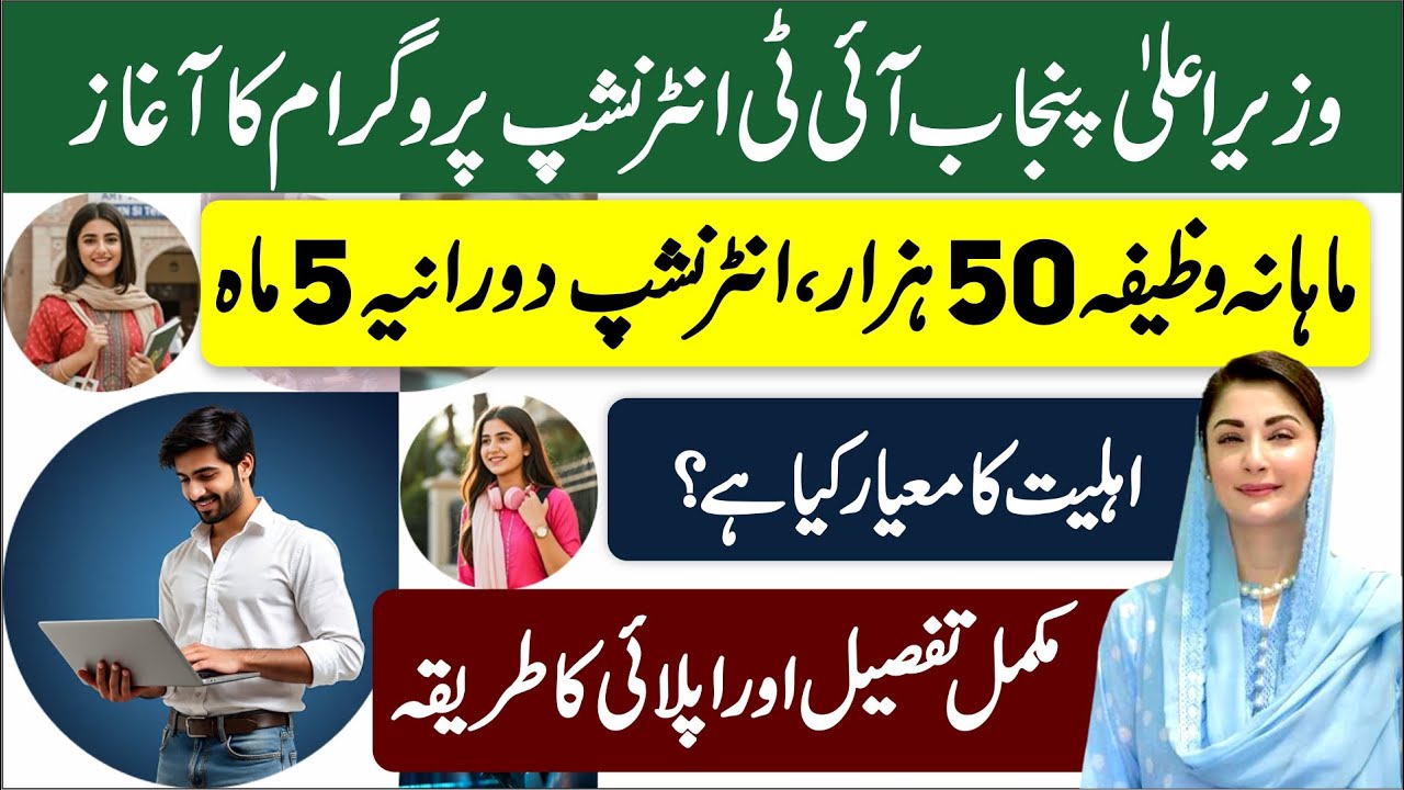 CM Punjab IT Internship Program 2025 | How to Apply Online for IT Internship Program