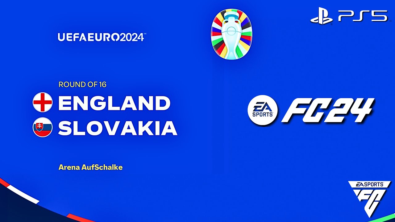 FC 24 - England vs. Slovakia - EURO 2024 Round Of 16 Match | PS5™ [4K60]