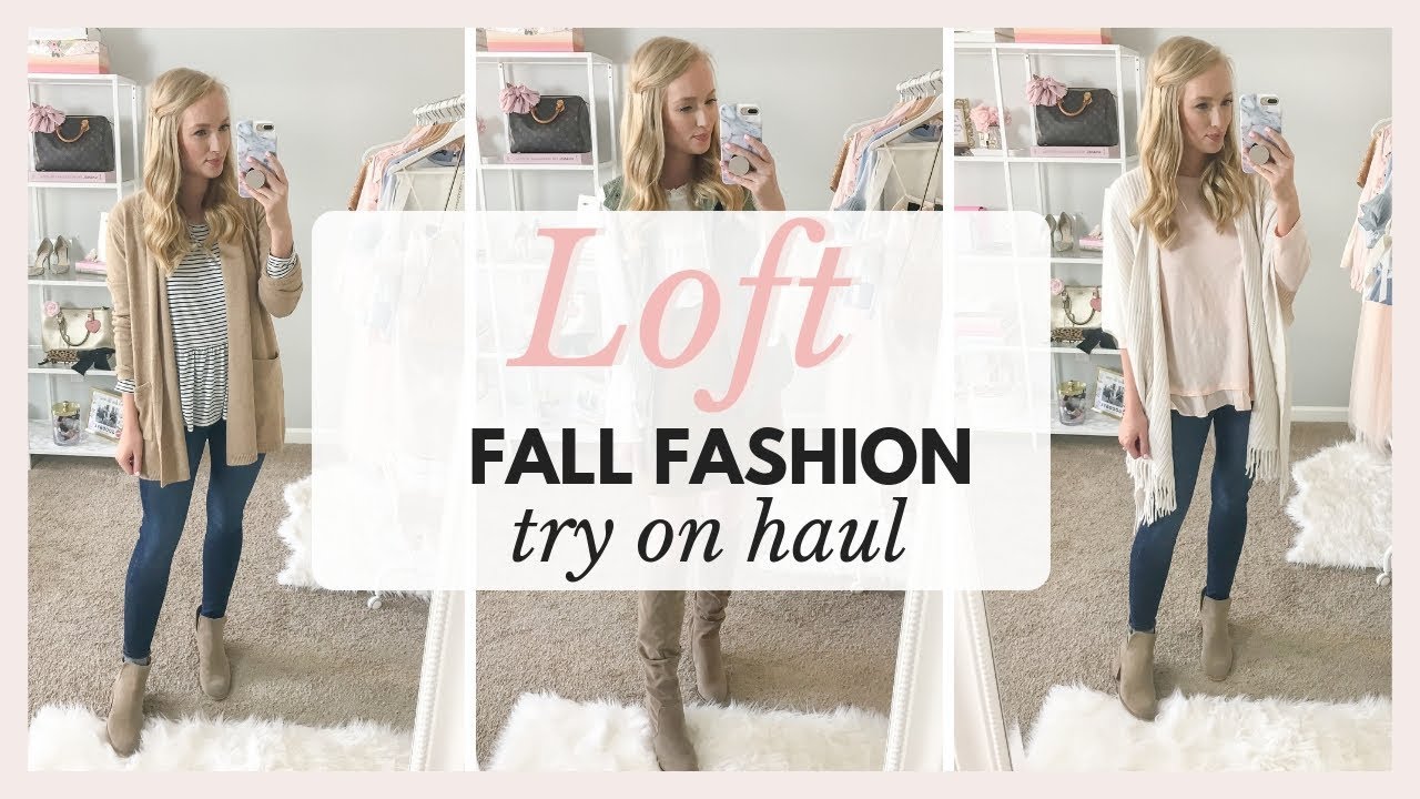 LOFT TRY ON HAUL: Work to Casual Fall Outfits 2018 | Amanda John