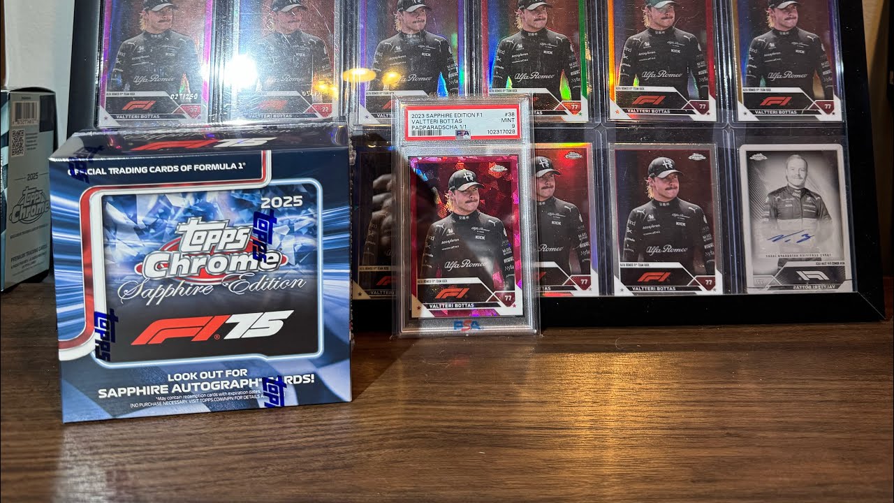 2025 Topps F1 Sapphire - 1st Box Open and Review